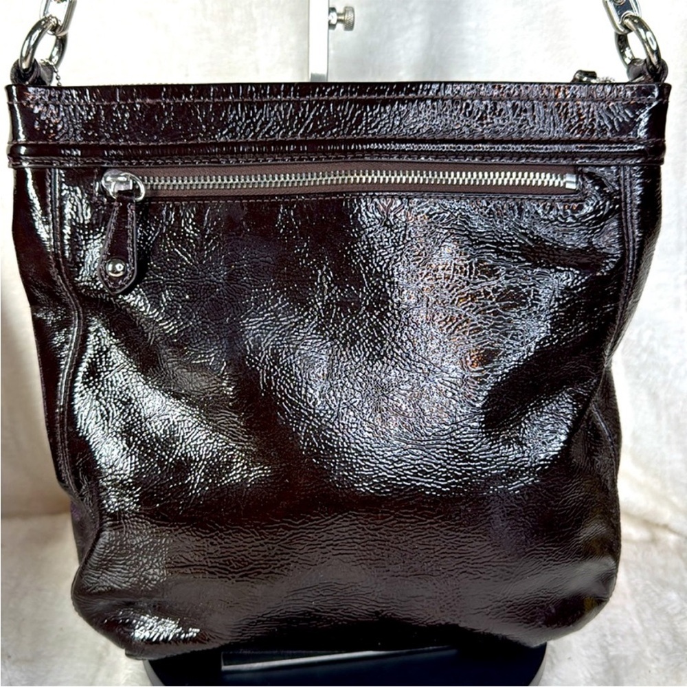 Coach Ashley Liquid Glass Patent
Leather Shoulder Bag - Picture 7 of 17